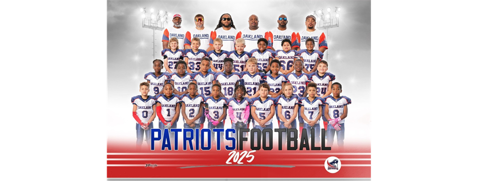 Oakland Jr. Patriots 7U Super Bowl Champs